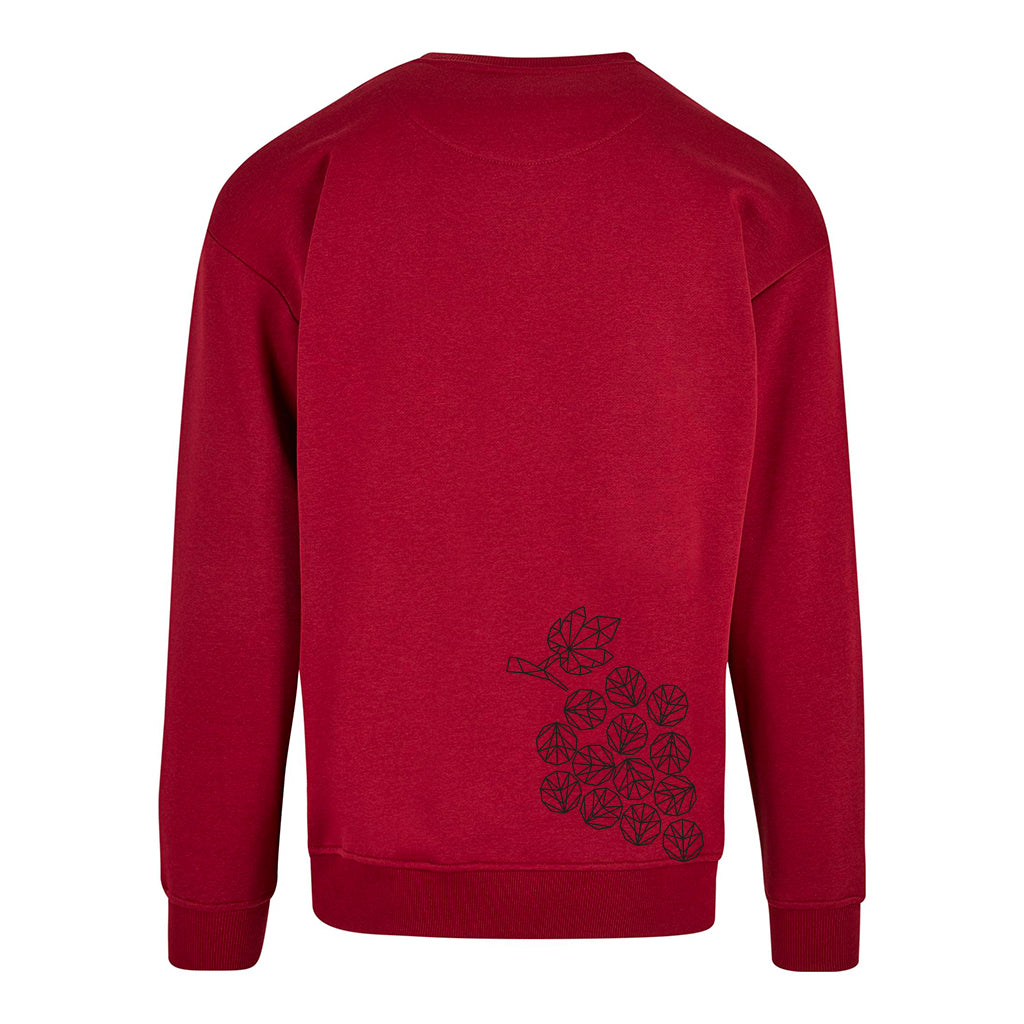 pull "Origami grappe" Bordeaux