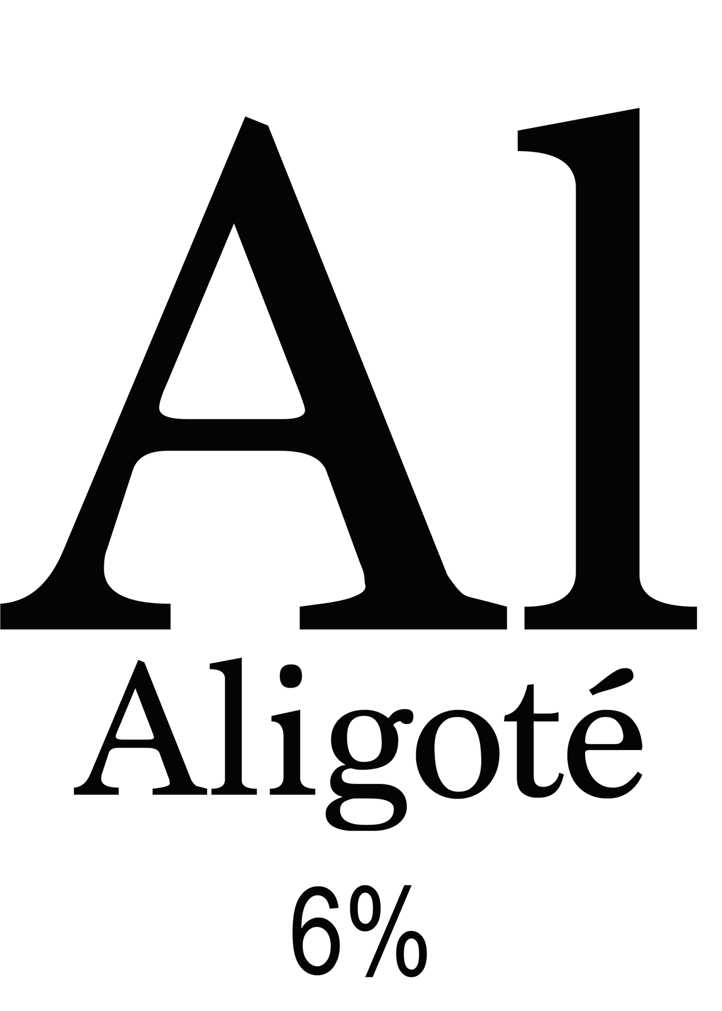 Coussin "Cépage périodique" Beige carré